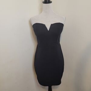 Bailey Blue Women's black Sleeveless Mini Bodycon Dress - Size XL